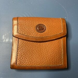 VINTAGE DOONEY BOURKE Kiss Pebbled Leather Wallet